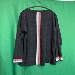 LUELLA CASHMERE striped knit made in Italy sweater